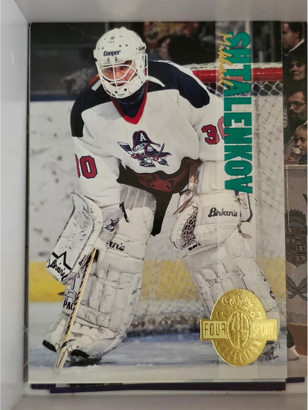 1993 Classic Four Sport #219 Mikhail Shtalenkov Rookie Milwaukee Admirals Hockey